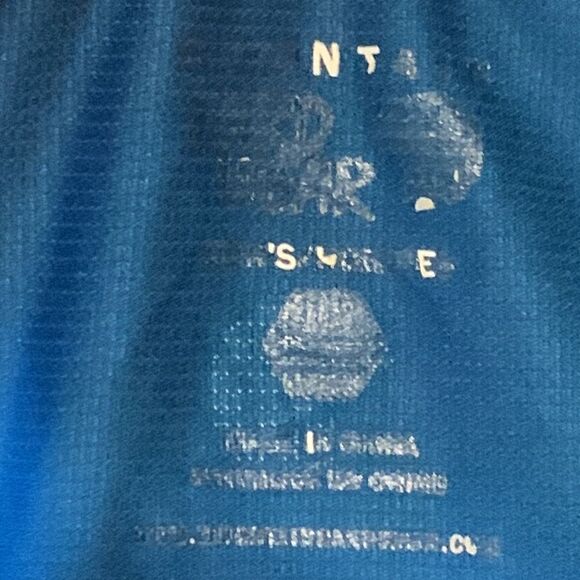 MOUNTAIN HARDWEAR, workout T, light and breathable, men’s large, aqua blue - Picture 3 of 14